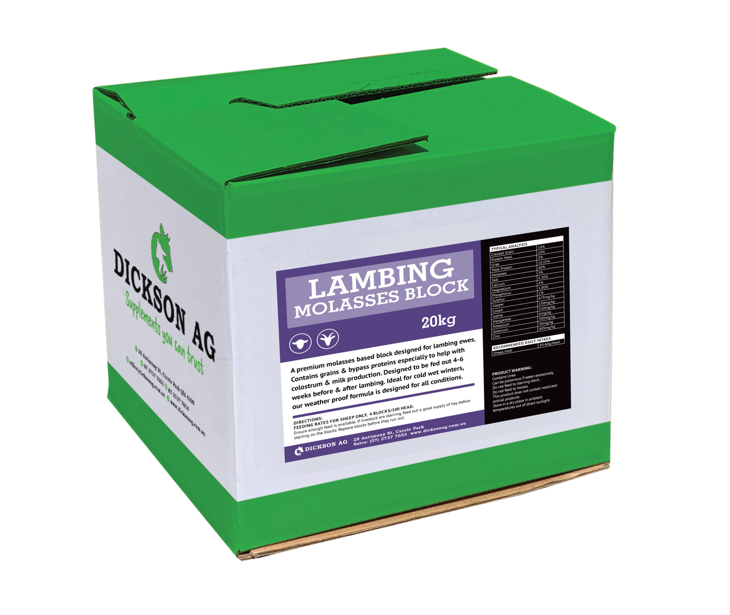 Lambing Molasses 20Kg Box