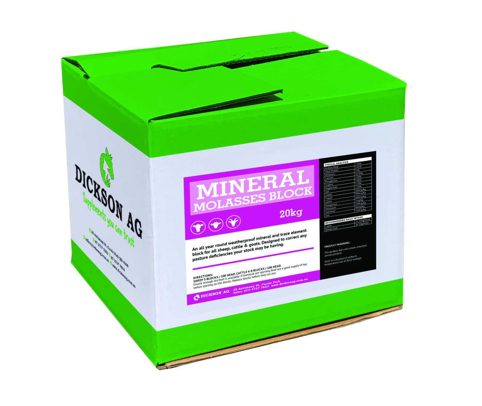 Mineral Molasses Block Dickson Ag