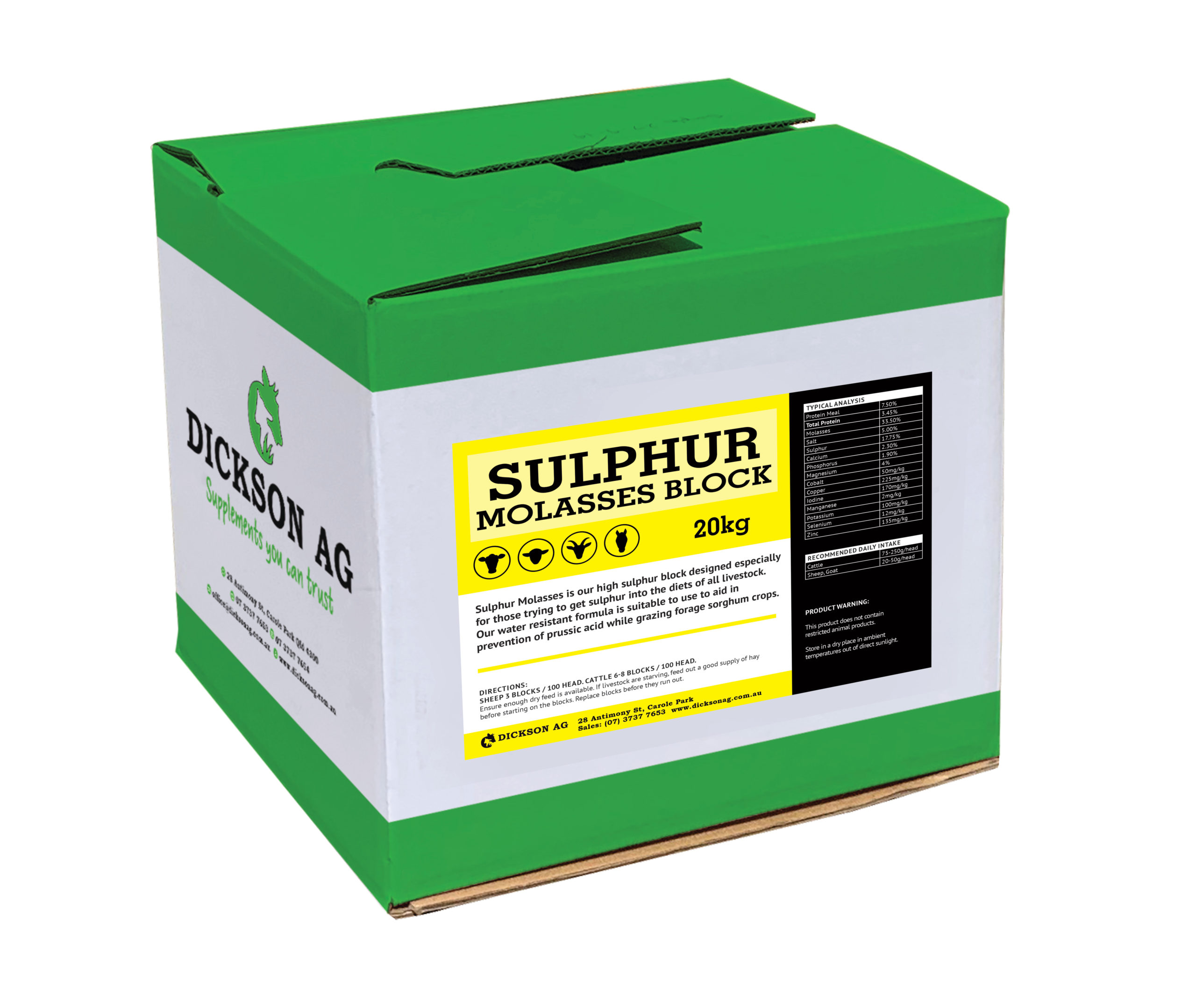 Sulphur Molasses 20Kg Box